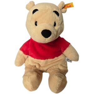 Steiff Winnie The Pooh Plush 11" Disney Bear Button In Ear Germany Cartoon Movie